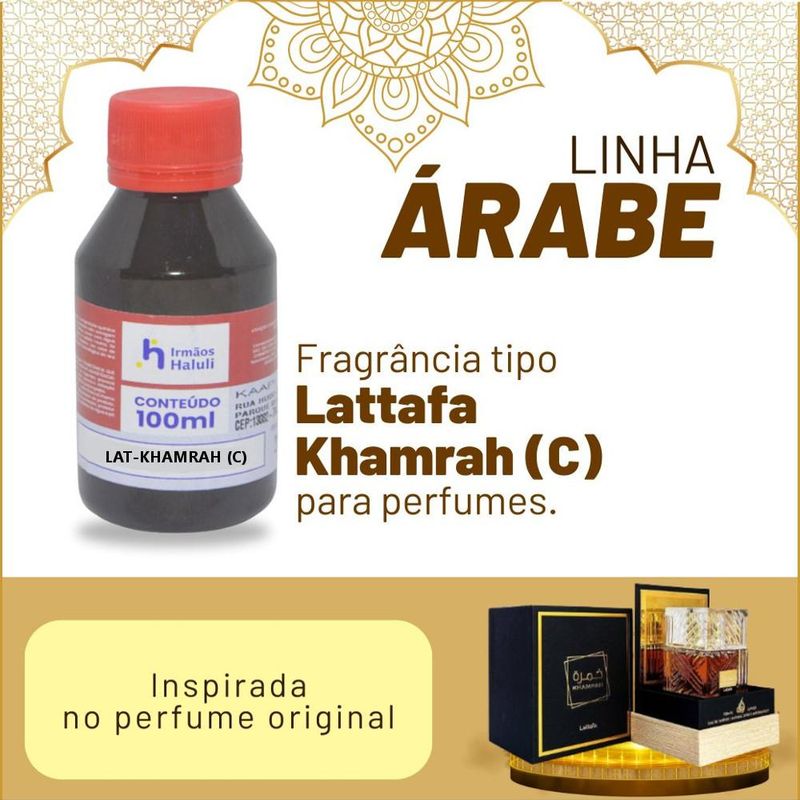 Essencia-LAT---KHAMRAH--C--P--Perfumes-Linha-Arabe-Irmaos-Haluli--100ml-