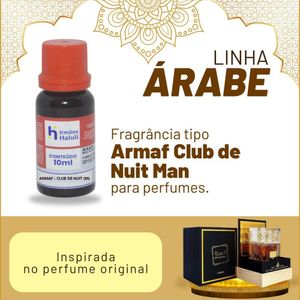 Essência ARMAF-Club de Nuit (M) P/ Perfumes Linha Árabe Irmãos Haluli (10ml)