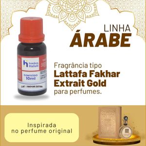Essência LAT - Fakhar Extra P/ Perfumes Linha Árabe Irmãos Haluli (10ml)