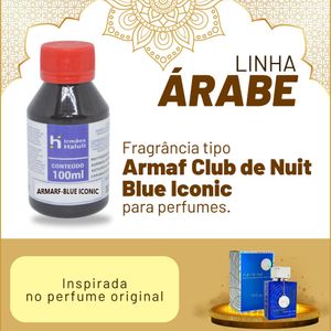 Essência ARMAF-Blue Iconic Masculino P/ Perfumes Linha Árabe Irmãos Haluli (100ml)