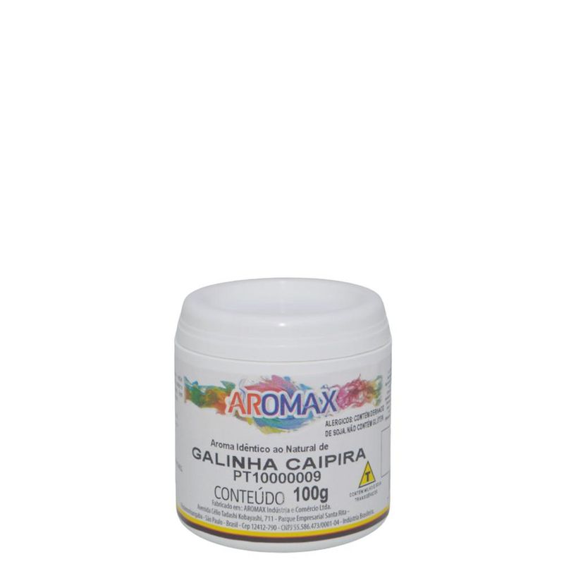 Aroma em Pó de Galinha Caipira Aromax (100 gramas) - VALIDADE: 05/03/2026