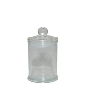 Pote de Vidro C/ Tampa Hermética 150ml 11x5.5x5.5cm Ref. DAM182 (1 unidade)