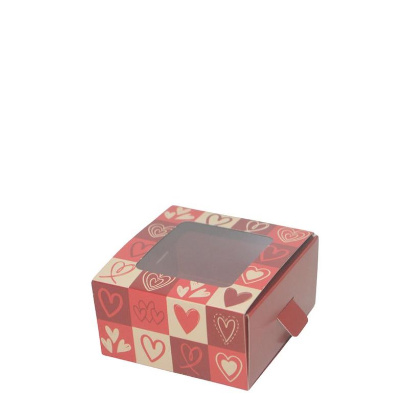 Caixa-de-Papel-Practice-C--Visor-P--4-Doces-Gaveta-Coracoes-Ref.-C5470-Ideia--01-unidade-