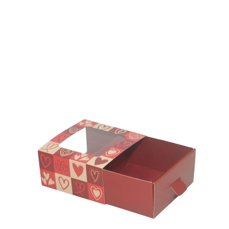 Caixa-de-Papel-Practice-C--Visor-P--4-Doces-Gaveta-Coracoes-Ref.-C5470-Ideia--01-unidade-