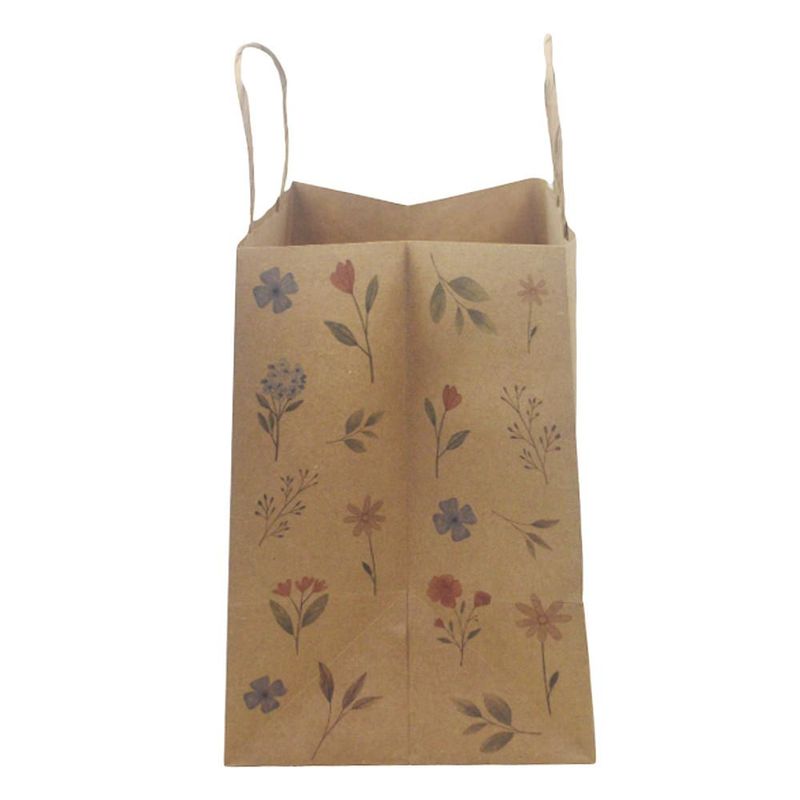 Sacola-de-Papel-P--Presente-Flores-do-Campo-Kraft-24x17x26cm-Ref.-C5469-Ideia--01-unidade-