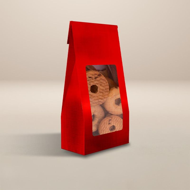 Saco-de-Papel-Laminado-Practice-C--Visor-Vermelho-12x6.5x23cm-Ref.-C5512-Ideia--01-unidade-