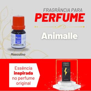 Essência Animalle Masculino P/ Perfumes Linha Vermelha Irmãos Haluli (10ml)
