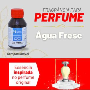 Essência AG Fresca Compartilhável P/ Perfumes Linha Vermelha Irmãos Haluli (100ml)