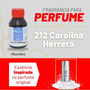 Essência 212 Ch Herr Masculino P/ Perfumes Linha Vermelha Irmãos Haluli (100ml)