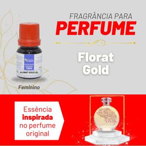 Essência Florat Gold Feminino P/ Perfumes Linha Vermelha Irmãos Haluli (10ml)
