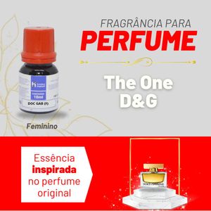 Essência The One D&G Feminino P/ Perfumes Linha Vermelha Irmãos Haluli (10ml)