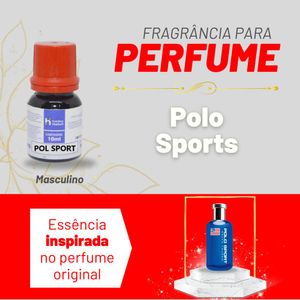 Essência Pol Sport Masculino P/ Perfumes Linha Vermelha Irmãos Haluli (10ml)