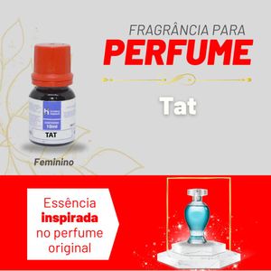 Essência TAT Feminino P/ Perfumes Linha Vermelha Irmãos Haluli (10ml)