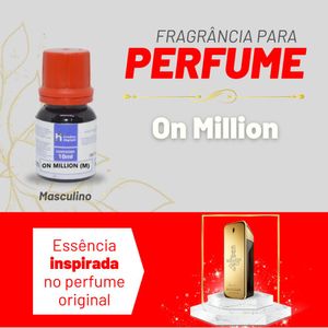 Essência On Million Masculino P/ Perfumes Linha Vermelha Irmãos Haluli (10ml)