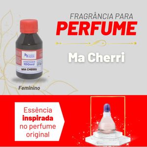Essência MA Cherri Feminino P/ Perfumes Linha Vermelha Irmãos Haluli (100ml)