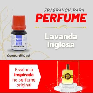 Essência Lavanda Ing TP-2 Compartilhável P/ Perfumes Linha Vermelha Irmãos Haluli (10ml)