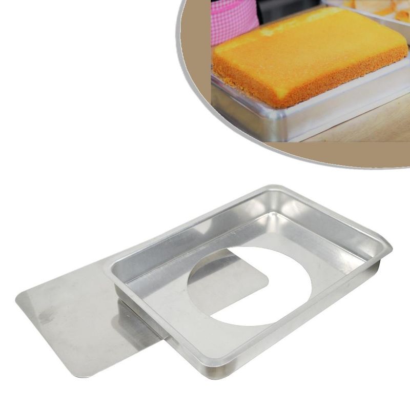 Assadeira de Alumínio Alta Fundo Falso para Pão de Ló N. 1 30.5x20.5x4.8cm Ref. 0654 Caparroz (01 un