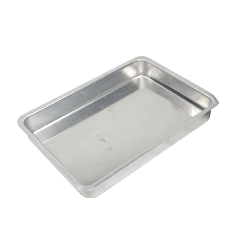 Assadeira de Alumínio Alta Fundo Falso para Pão de Ló N. 1 30.5x20.5x4.8cm Ref. 0654 Caparroz (01 un