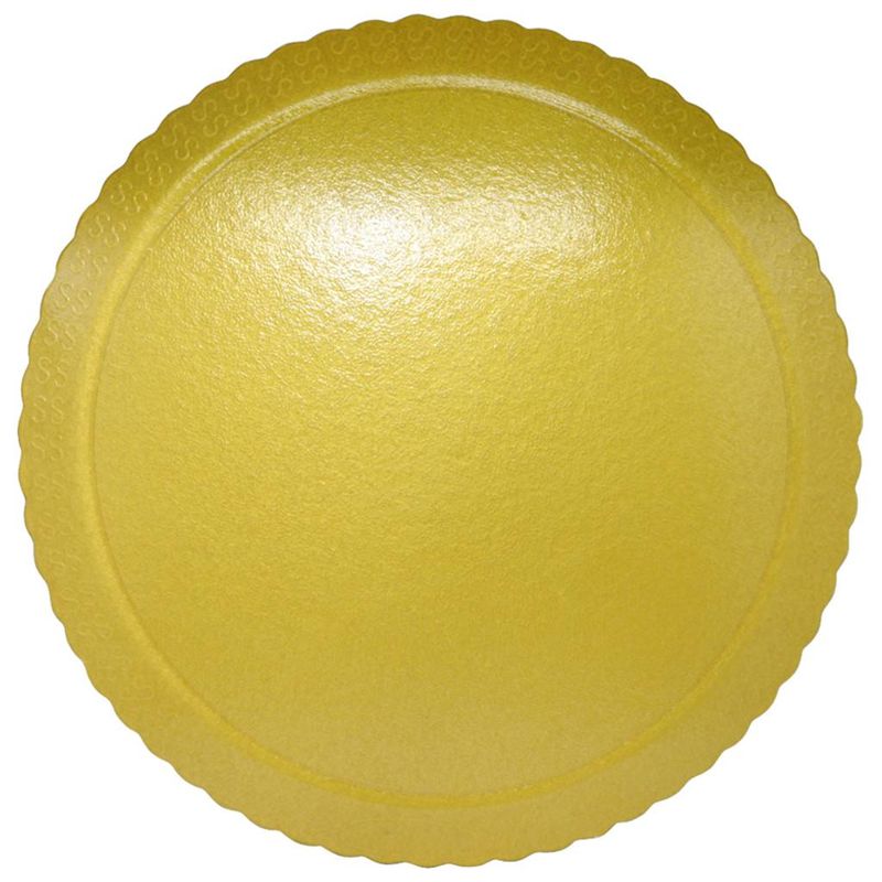 Cakeboard Redondo Ouro 28cm Ultrafest (1 unidade)