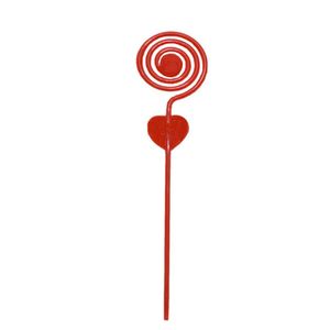 Espiral Plástico Vermelho 2,8cm x 11,6cm (10 unidades)