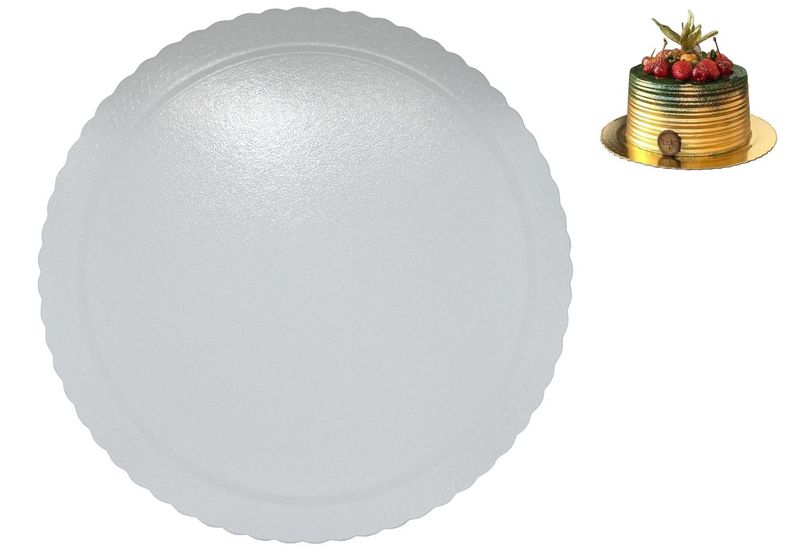 Cakeboard Redondo Branco 35cm Ultrafest (1 unidade)