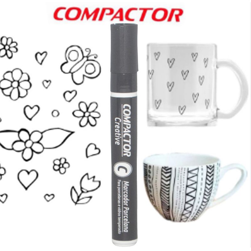 Caneta-Marcador-P--Porcelana-Black-Ponta-2.0mm-Creative-Marker-Compactor--01-unidade-