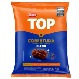 Cobertura TOP Fracionada em Gotas Sabor Chocolate Blend Harald (1.010kg)