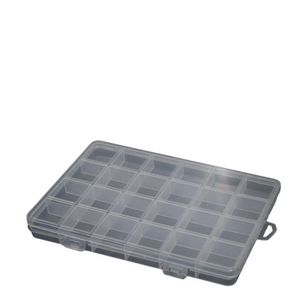Caixa Organizadora P/ Miçangas e Pérolas C/ 24 Divisórias 19X13X2,2cm NYBC (01 unidade)