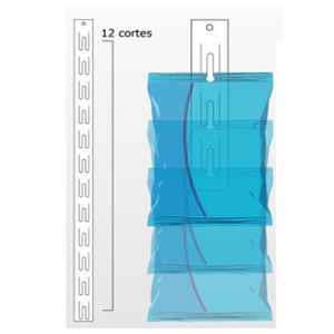 Clip Strip Padrão C/ 12 Posições 620X35X0,7mm (01 unidade)