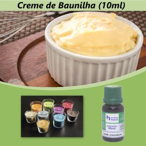 Essência Creme de Baunilha para Velas e Óleos Irmãos Haluli (10ml)