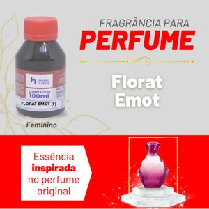 Essência Florat Emot Feminino P/ Perfumes Linha Vermelha Irmãos Haluli (100ml)