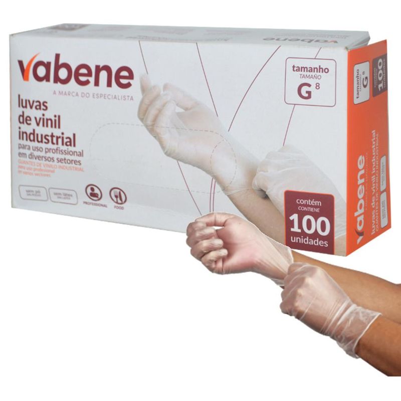 Luvas-de-Seguranca-em-Vinil-Industrial-Sem-Po-Tamanho-G-8--Vabene--100-unidades-