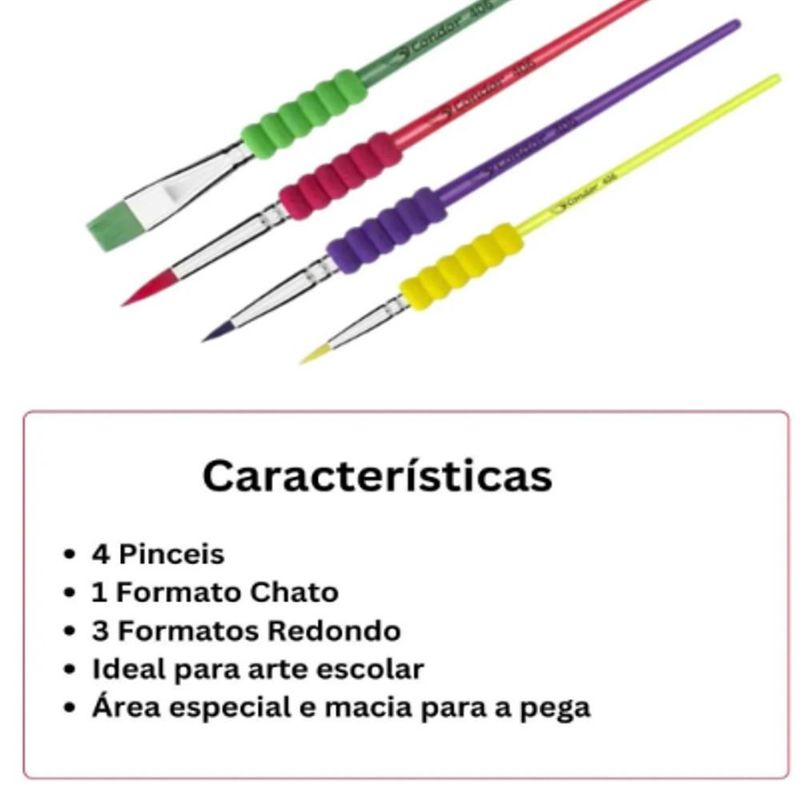 Kit Ergonômico Escolar Ref. 406 Condor (4 unidades)
