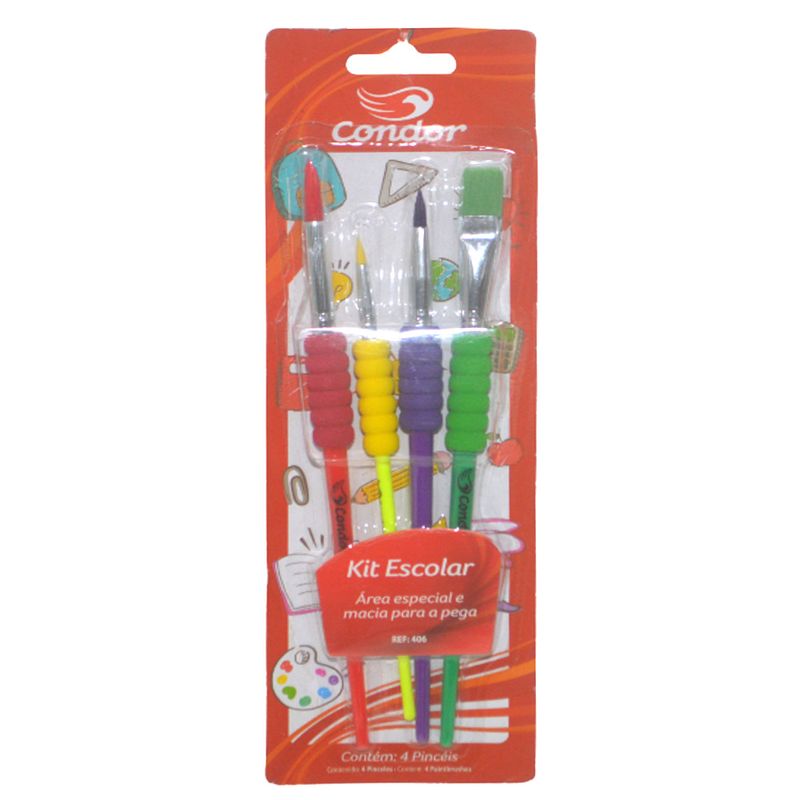 Kit Ergonômico Escolar Ref. 406 Condor (4 unidades)