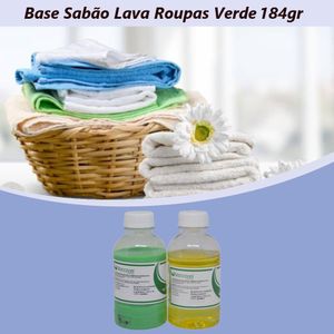 Base para Sabão Líquido Lava Roupas Verde Rende 5 Litros 184gr Verzzon