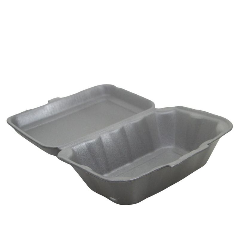 Marmita de Isopor C/ Tampa Articulada Preta Ref.: H03 Ultra Therm (1 unidade)