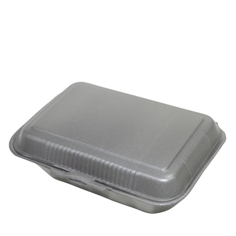 Marmita de Isopor C/ Tampa Articulada Preta Ref.: H03 Ultra Therm (1 unidade)