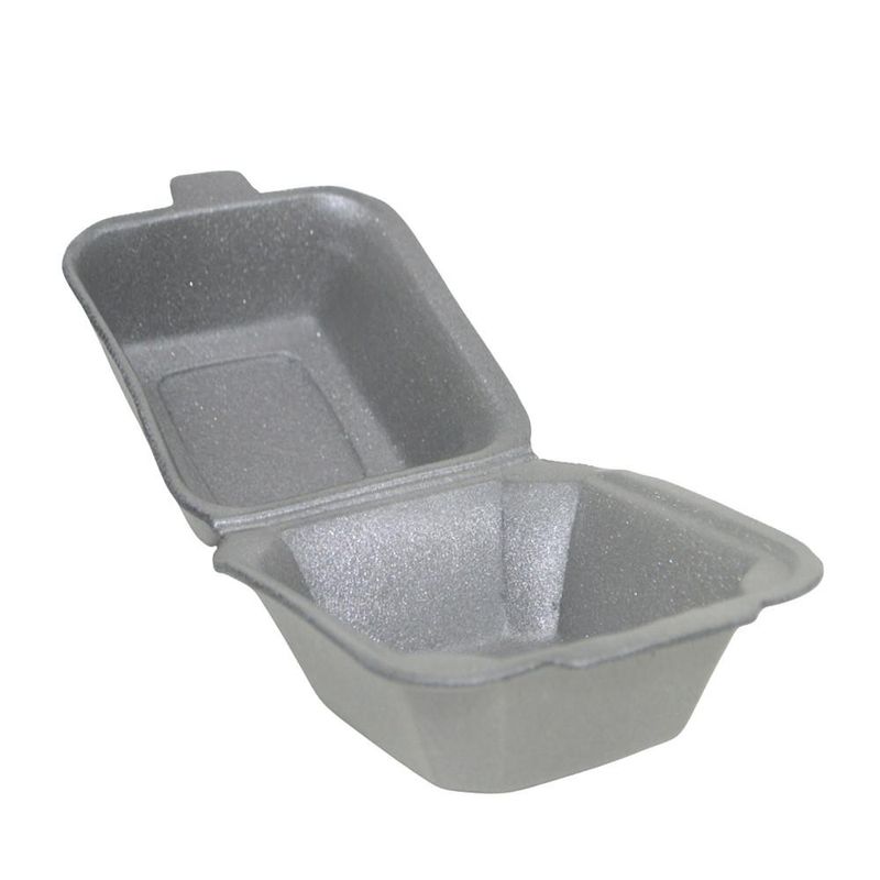 Marmita de Isopor C/ Tampa Articulada Preta Ref. H01 Ultra Therm (1 unidade)