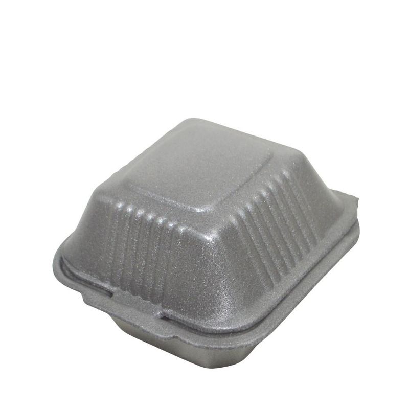 Marmita de Isopor C/ Tampa Articulada Preta Ref. H01 Ultra Therm (1 unidade)