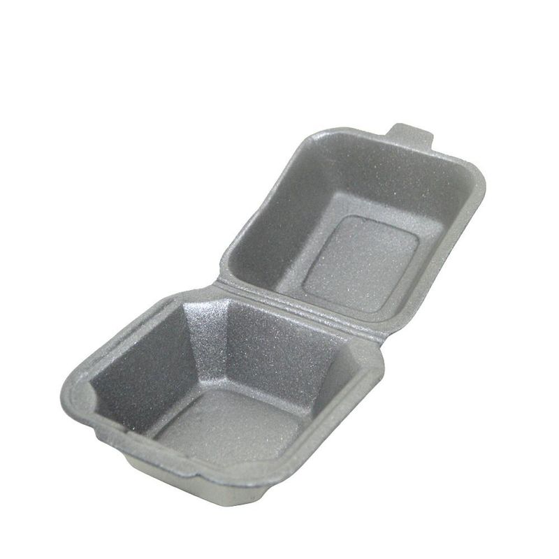 Marmita de Isopor C/ Tampa Articulada Preta Ref. H01 Ultra Therm (1 unidade)