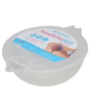 Panelinha de Polipropileno Transparente C/ Tampa 1.5 Litros Max BlueStar (01 unidade)