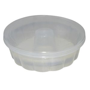 Forma de plástico C/ Tampa Multiuso Flor 1,1 Litros Ref. 413380 BlueStar (01 unidade)