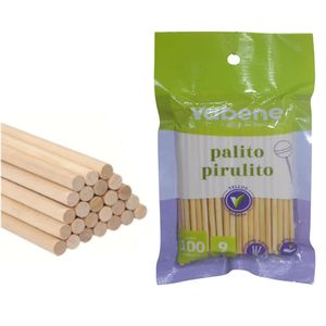 Palitos de Pirulito 9cm Ref. 30030 Vabene (100 unidades)