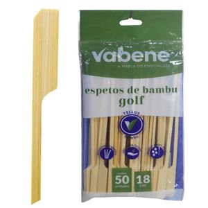 Espetos de Bambu Golf 18cm Ref. 30035 Vabene (50 unidades)