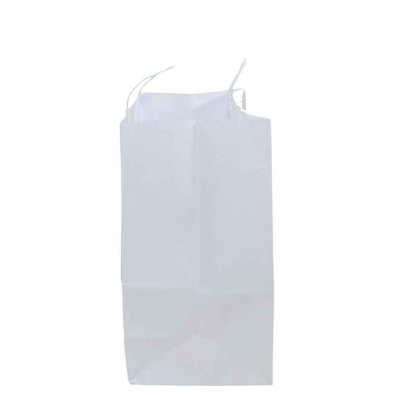 Sacola de Kraft Branco 32x26,5x13cm Ref. 14000381 Cromus (01 unidade)