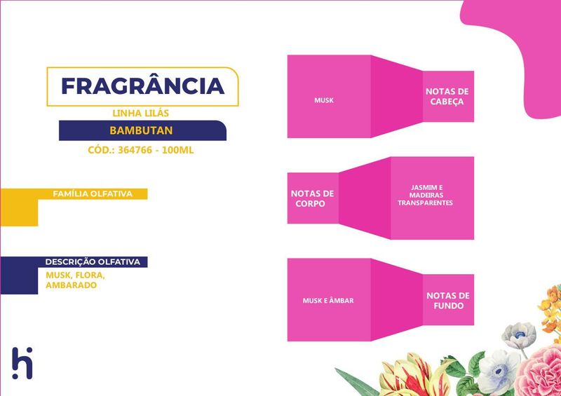 Essência Bambutan para Ambiente e Difusor Linha Lilás Irmãos Haluli (100ml)