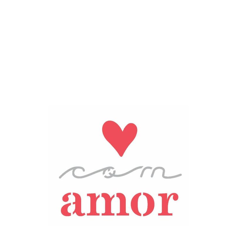 Stencil-Simples-de-Acetato-P--Pintura-10x10cm-Ref.-OPA-3028-Frase-C--Amor-OPA--01-unidade-