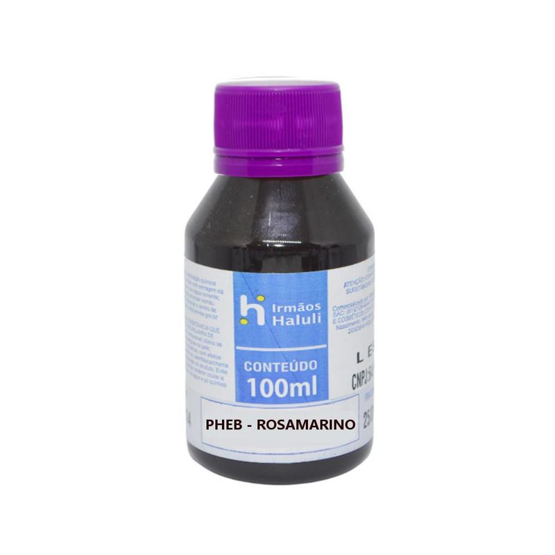 Essência Pheb - Rosamarino para Ambiente e Difusor Linha Lilás Irmãos Haluli (100ml)