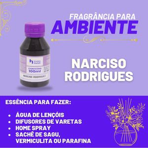 Essência Narciso Rodriguez para Ambiente e Difusor Linha Lilás Irmãos Haluli (100ml)