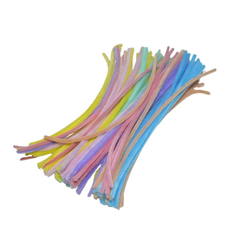 Haste-de-Chenille-Colorido-Claro-Ref--BY-0022CMIX-Art-Lille--100-unidades-